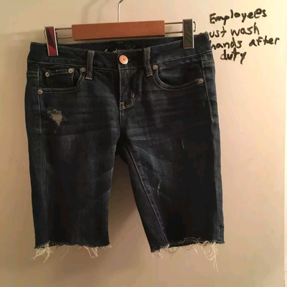 5 For $15 American eagle Bermuda Jean shorts